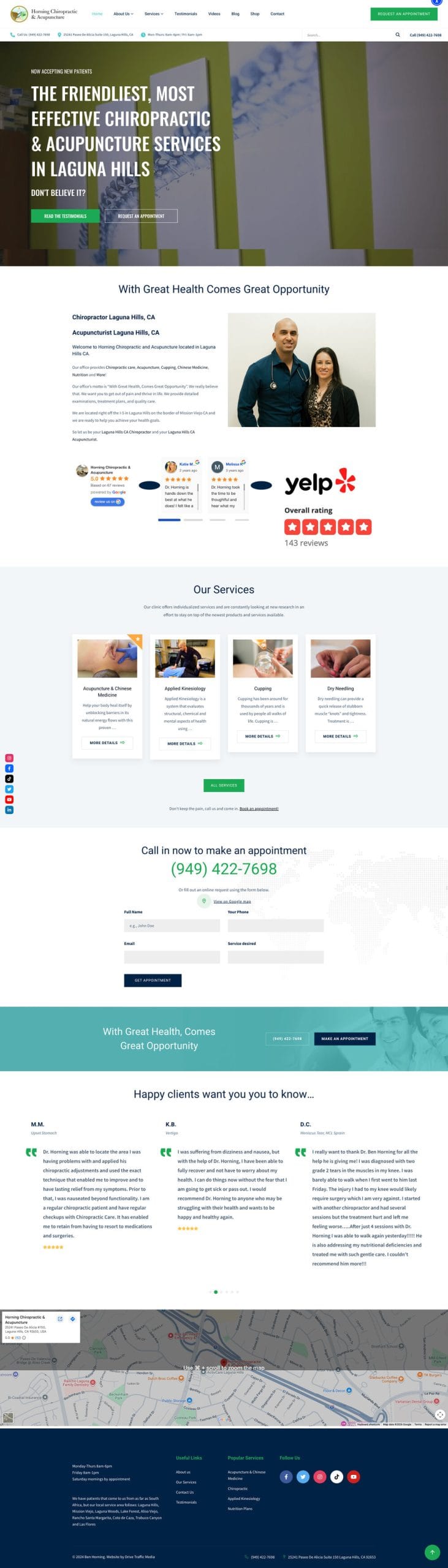 Full redesigned homepage