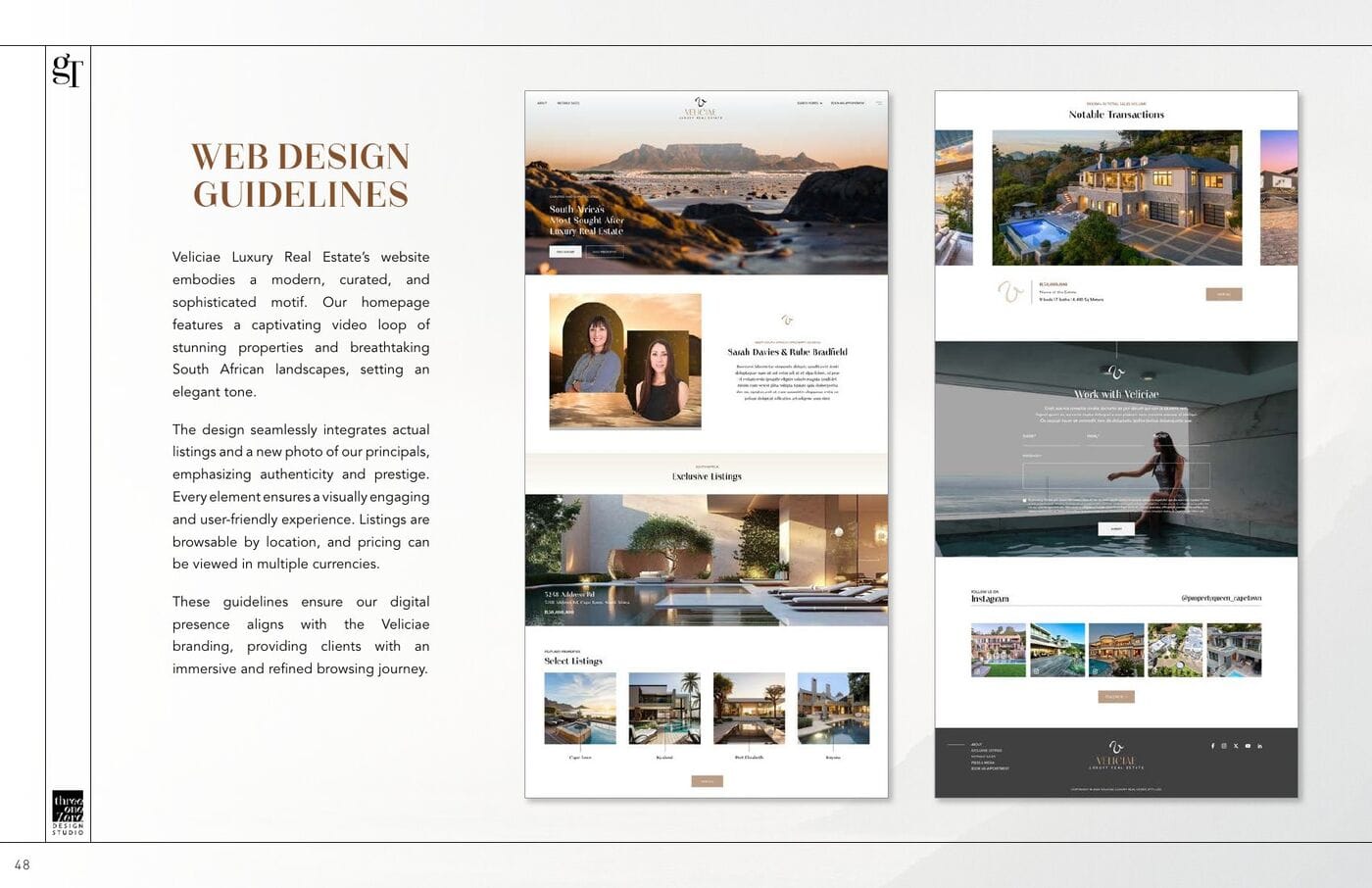 Web design guidelines from the brand book