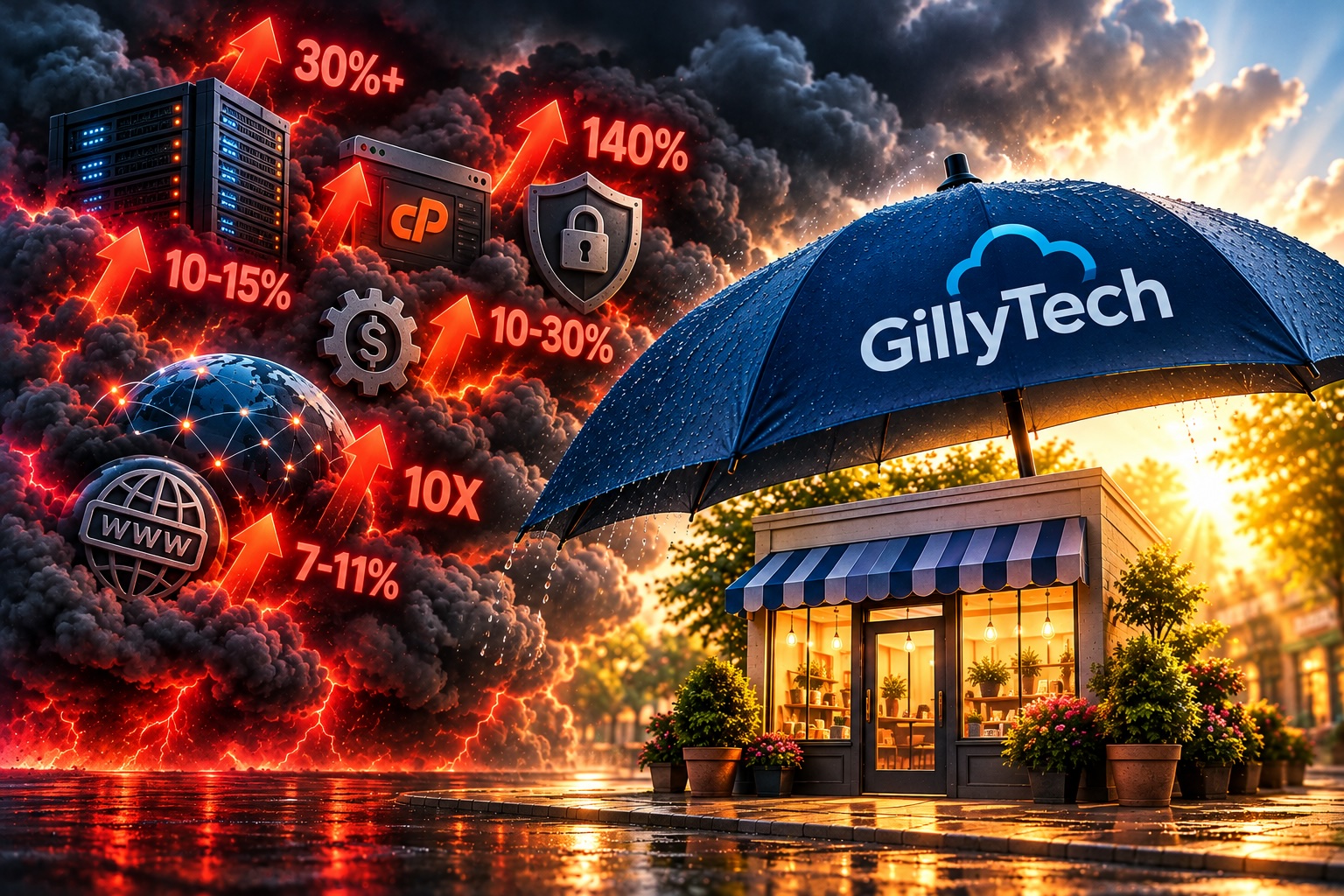 Featured image for “Every Layer Under a Website Got More Expensive This Year. Our Hosting Prices Did Not.”